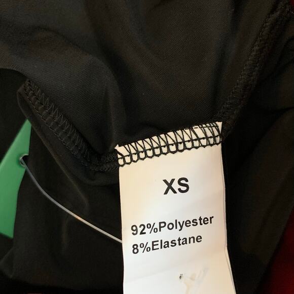 New Halara Skirt High Low Maxi Red Stretchy Satin Built In Shorts Women's XS - Picture 6 of 8